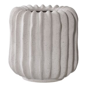 Rinas Vase Grau - elegante Keramikvase mit grauem Design