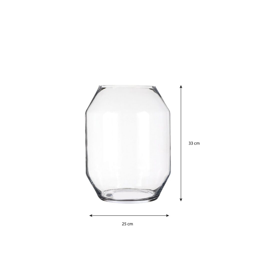Dali Vase Transparent von Mica Decorations – moderne Glasvase