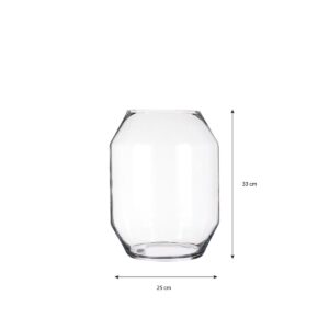 Dali Vase Transparent von Mica Decorations – moderne Glasvase