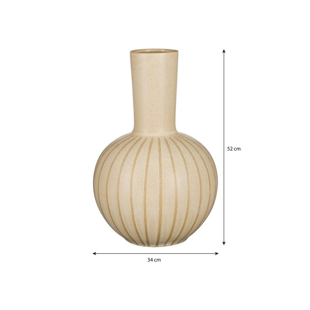 Lomo Tischlampe Beige von Mica Decorations, modernes Design aus Keramik