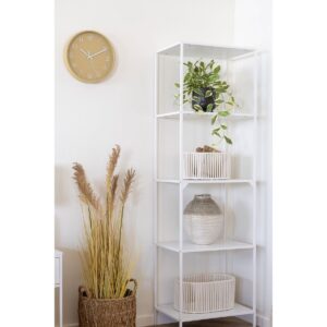 Sola Wanduhr Gelb - geräuschloses Uhrwerk, 30 cm Durchmesser