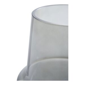 Pola Vase Grau - elegantes Glas-Accessoire