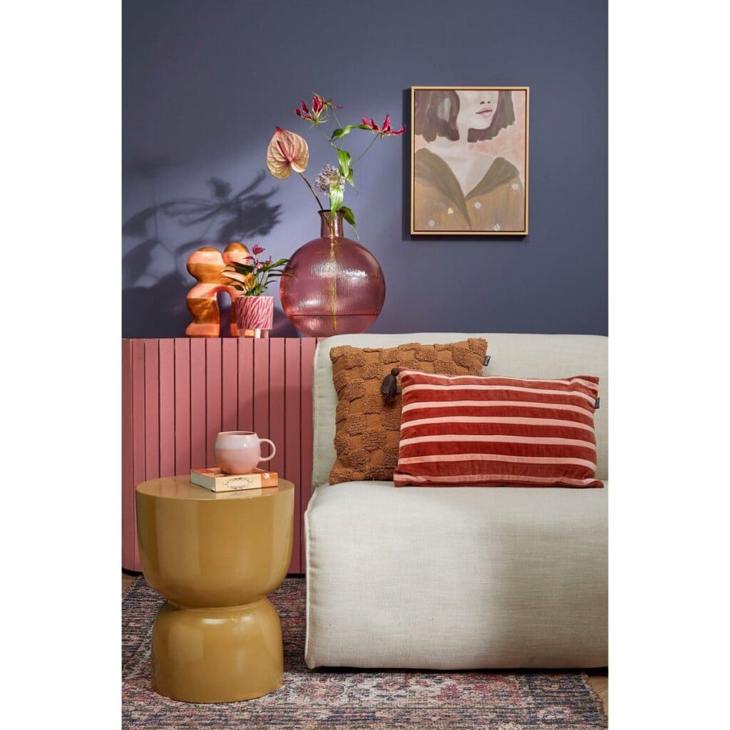 Stage Beistelltisch Gelb von Mica Decorations – stilvolles Design aus Keramik