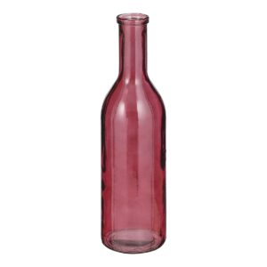 Jana Vase Bordeaux von Mica Decorations - elegante Glasvase
