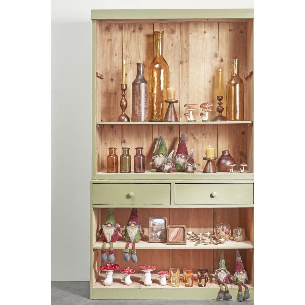 Amber Vase Ocker von Mica Decorations – elegante Flaschenvase aus recyceltem Glas