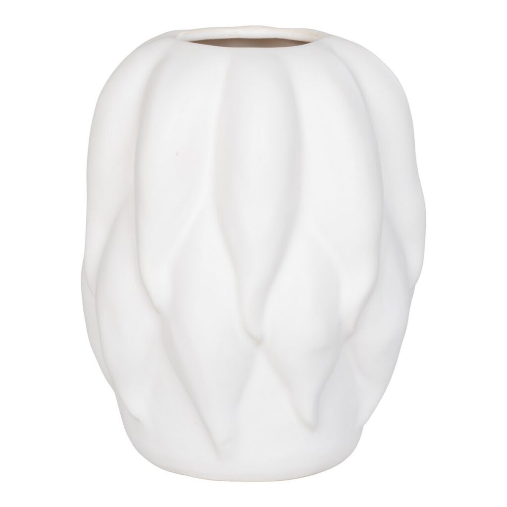 Jina Vase Cremeweiß - elegante Keramikvase in beige