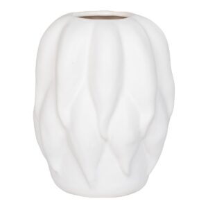 Jina Vase Cremeweiß - elegante Keramikvase in beige
