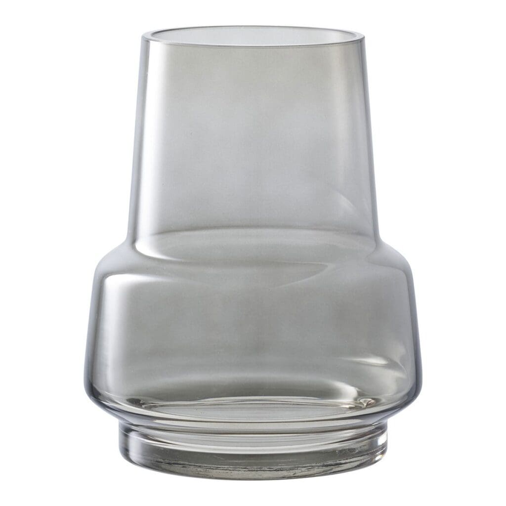 Pola Vase Grau - elegantes Glas-Accessoire
