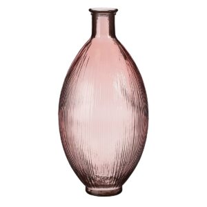 Rosalia Vase Rosa von Mica Decorations - stilvolle Flaschenvase aus Glas