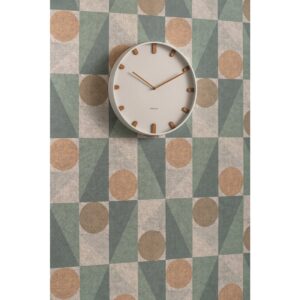 Sila Wanduhr Weiß von Karlsson – elegante Wanduhr mit minimalistischen Design