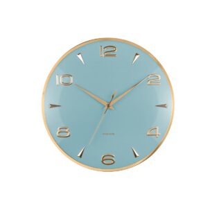 Seren Wanduhr Blau von Karlsson - elegante Wandgestaltung