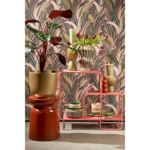 Grinda Vase Grün von Mica Decorations - handgefertigte Keramikvase