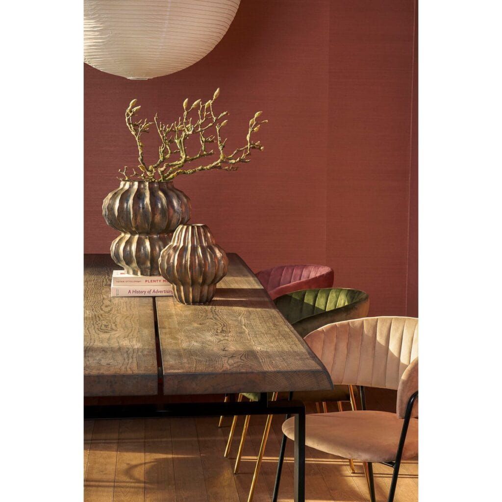 Alina Vase Bronze von Mica Decorations - handgefertigte Keramikvase