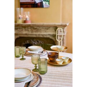 Aureli Etagere Gold - eleganter Ständer aus Eisen für Snacks und Dekorationen