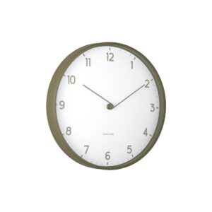 Seni Wanduhr Grün/Weiß - Minimalistisches Scandi-Design