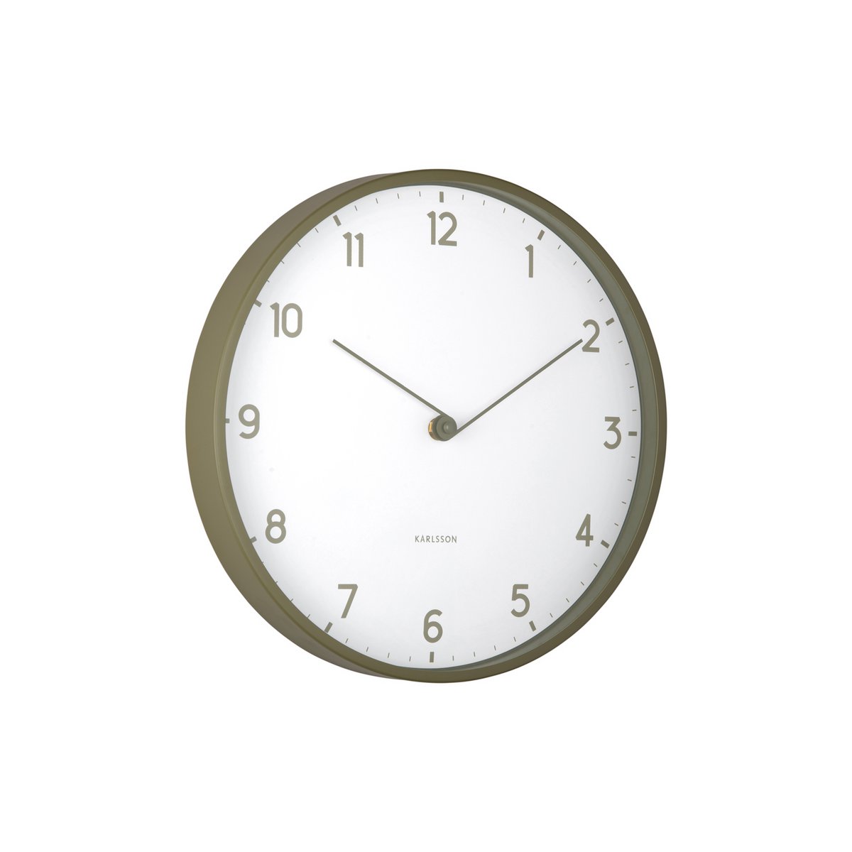 41413163-7060-491a-af65-3259429dd55e_1200x1200_fill.jpg Seni Wanduhr Grün/Weiß - Minimalistisches Scandi-Design