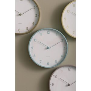 Freya Wanduhr Weiß/Grau - Minimalistisches Design