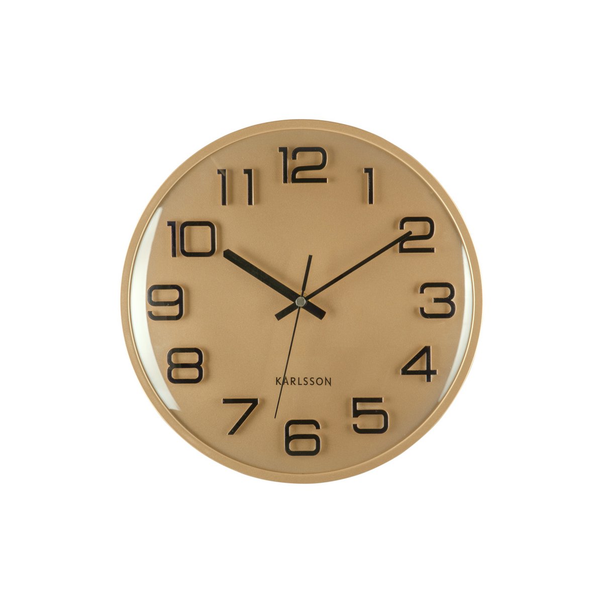 4855a658-5611-4acf-8b74-64f2c8dcf44f_1200x1200_fill.jpg Glow Wanduhr Gold von Karlsson mit 3D-Zahlen und elegantem Design