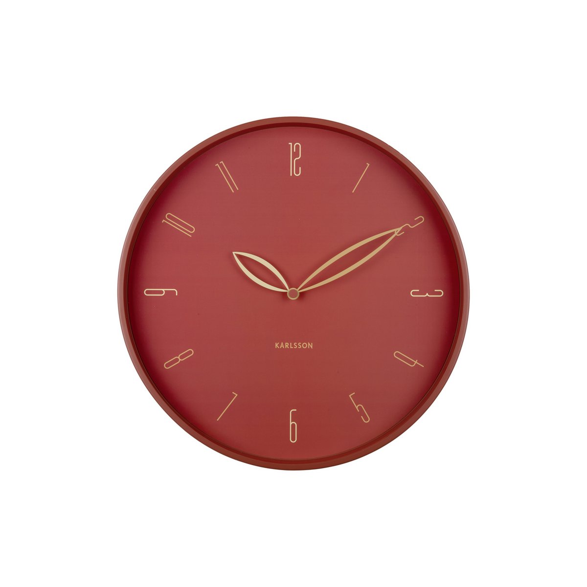 6d685bab-86c5-48db-adbe-d0d3dc202757_1200x1200_fill.jpg Blumm Wanduhr Dunkelrot - elegantes Design mit blütenblattähnlichen Zeigern