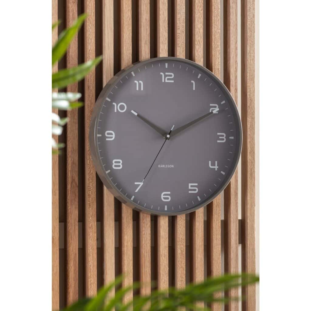 Lumio Wanduhr Grau von Karlsson – elegante Wandgestaltung