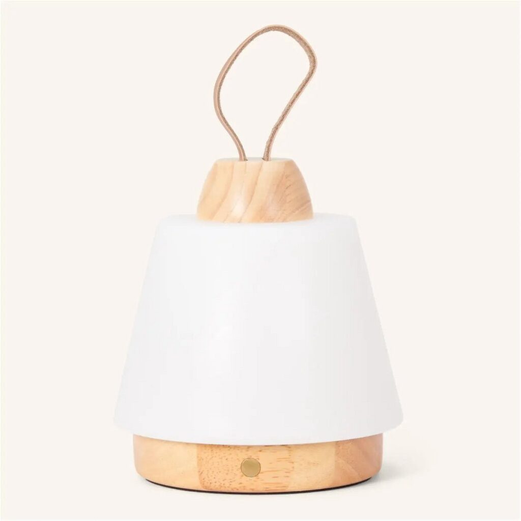 Liv Tischlampe Hellbraune - kabellos und dimmbar