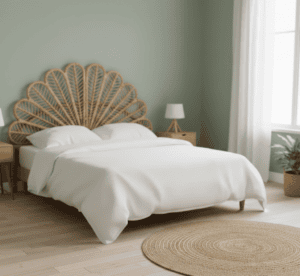 Bomay Teppich Natur - geflochtener Juteteppich Ø120 cm