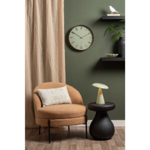 Elsa Wanduhr Dunkelgrün von Karlsson - stilvolles Holzgehäuse