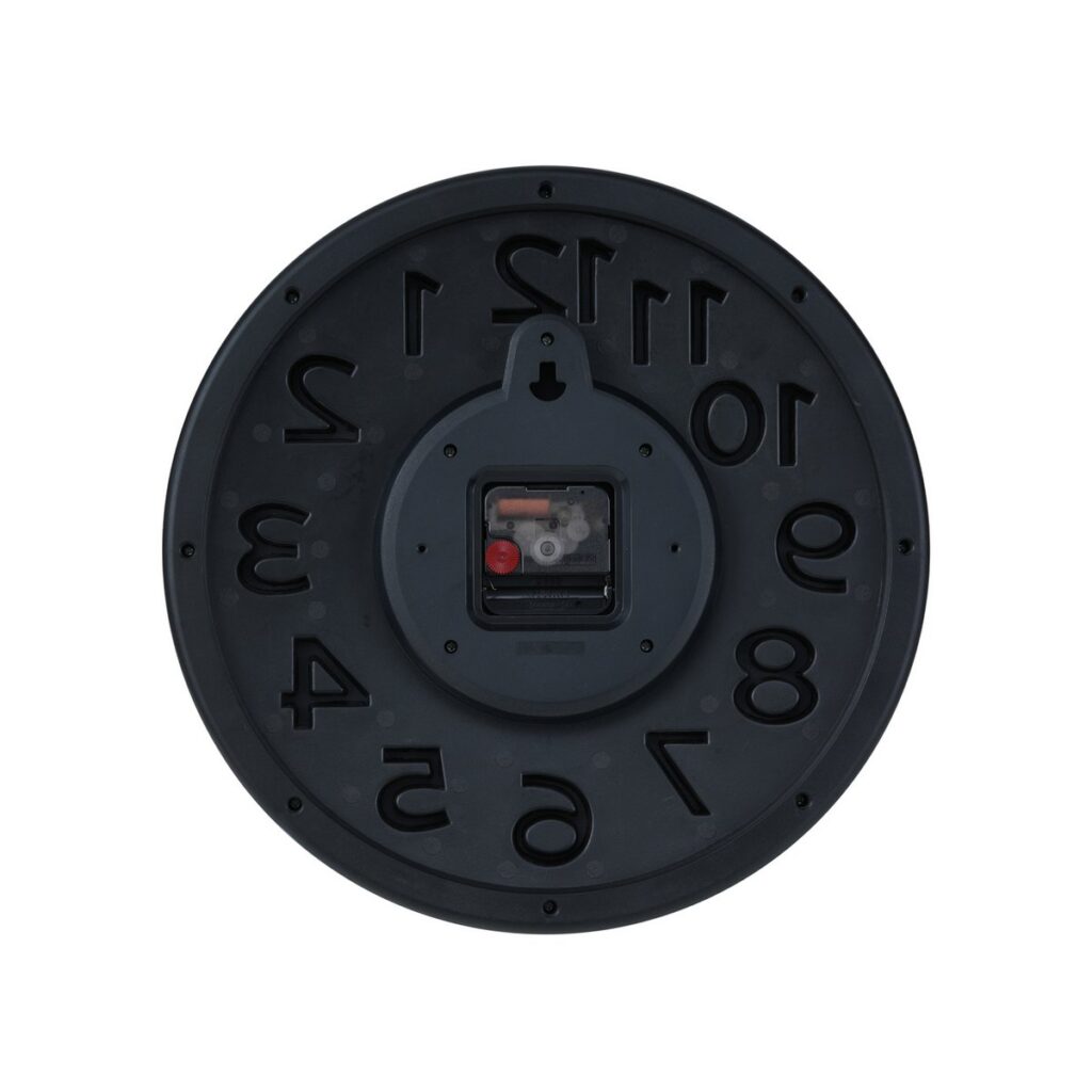 Berry Wanduhr Dunkelviolett von Karlsson mit erhöhten klassischen Zahlen