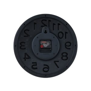 Berry Wanduhr Dunkelviolett von Karlsson mit erhöhten klassischen Zahlen